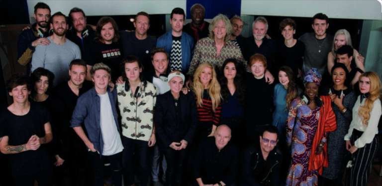 Band Aid Boss Bob Geldof Slams Ed Sheeran’s “Wealthy-World Argument”