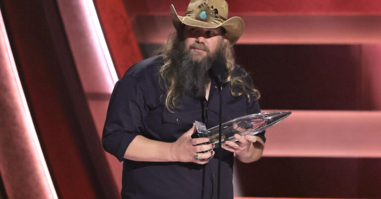 Chris Stapleton wins 4 CMA Awards but Morgan Wallen named entertainer of the year